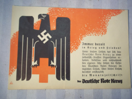Duits reclame pamflet voor het tijdschrift Das Deutsche Rote Kreuz. 20 bij 14 cm.