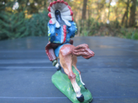Indiaan op paard zonder maker.