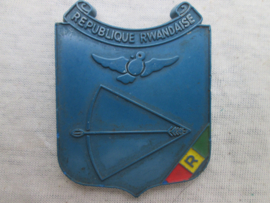 Militair plastic embleem Republique Rwandais. - Rwanda Forces.