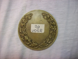 Very rare English medal. Zeldzame Engelse penning met bijzonder fraaie gevechtsscene