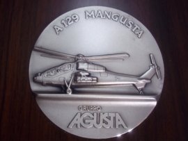 Plaquette in doos van de AGUSTA Helicopter. 1994