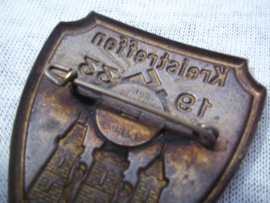 German tinnie, rally badge. Duitse tinnie Kreistreffen Döbeln 1935.