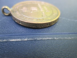 German remembrance medail 1870 Duitse herinneringsmedaille oorlog 1870/ 1871 Dem Siegreichen Heer brons aus eroberten Geschuzte randschrift. goede staat.