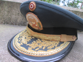 High- Officer police cap of Peru COLONEL. Politie pet officier Kolonels rang