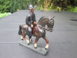 DURSO belgium police Belgische rijkswacht te paard met sabel en helm , goede staat