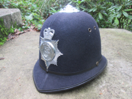 British Bobbyhelmet Sussex Police. Engelse Bobbyhelm goede maat en conditie.