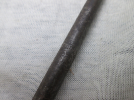 German drill bit tool nicely marked, Duitse boor, mooi gemarkeerd, met maker, nummer en adelaarstempel, decoratief.