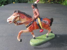 LEYLA Indian Indiaan op paard zeer goede staat kleurrijk