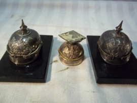 Silverplated miniature German Tsjapka. Miniatuur Tsjapka Pruisen verzilverd, zeer bijzonder.
