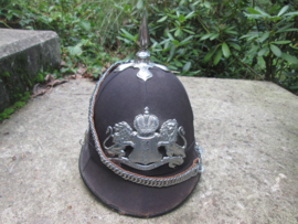 Dutch police helmet ceremonial city of Amsterdam Parade pinhelm van de Amsterdamse politie zeldzaam stuk..