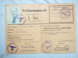 German document for the sport badge.Duitse oorkonde  Reichssportabzeichen. sport embleem