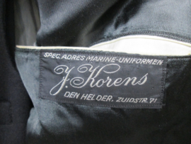 Nederlands uniform jasje gala, met broek en gillet. officier Marconist, verbindingen zeer net uniform.