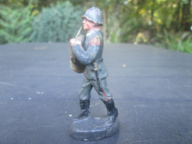 Lisoniol German Luftwaffe soldier drumband. Duitse luchtmacht soldaat met hoorn.