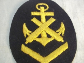 German Kriegsmarine Career badge. Kriegsmarine kwalificatie mouw embleem artillerie mechanieker