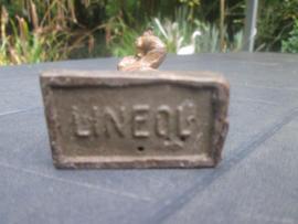 LINEOL Belgium soldier with bugle. Belgische soldaat met bazuin 10 cm.