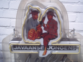 Lichtreclame Sigaretten, JAVAANSE JONGENS. Neon reclame 2 kleurig. zeer  zeldzaam.