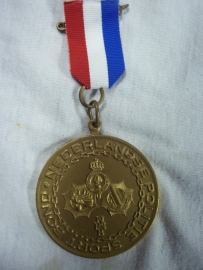 Dutch police sporting medal.Nederlandse medaille Politie sport Bond Rijkspolitie Gemeentepolitie en Marechaussee