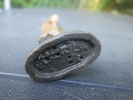 ELASTOLIN Belgium soldier marching. Marcherende Duitse soldaat.