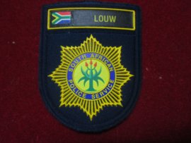 Indentification badge South African Police Service.