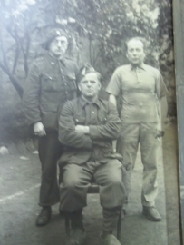 3 Belgium photo`s from prisonercamp Stalag.3 foto"s met Belgische Krijgsgevangenen. STALAG XI A Kd.11/1