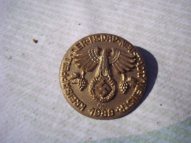 Duitse tinnie, rally badge, Duitse tinnie Kreisappell der NSDAP - Neustadt/ Weinstrasse 1939.plastic uitvoering met RzM stempel.