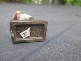 LINEOL German soldier hit by a bullit smaler size. Duitse soldaat word getroffen kleiner model zeer nette staat TOP