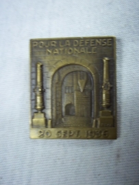 Swiss badge, Zwitsers embleem pour la defense nationale 20 sept 1936