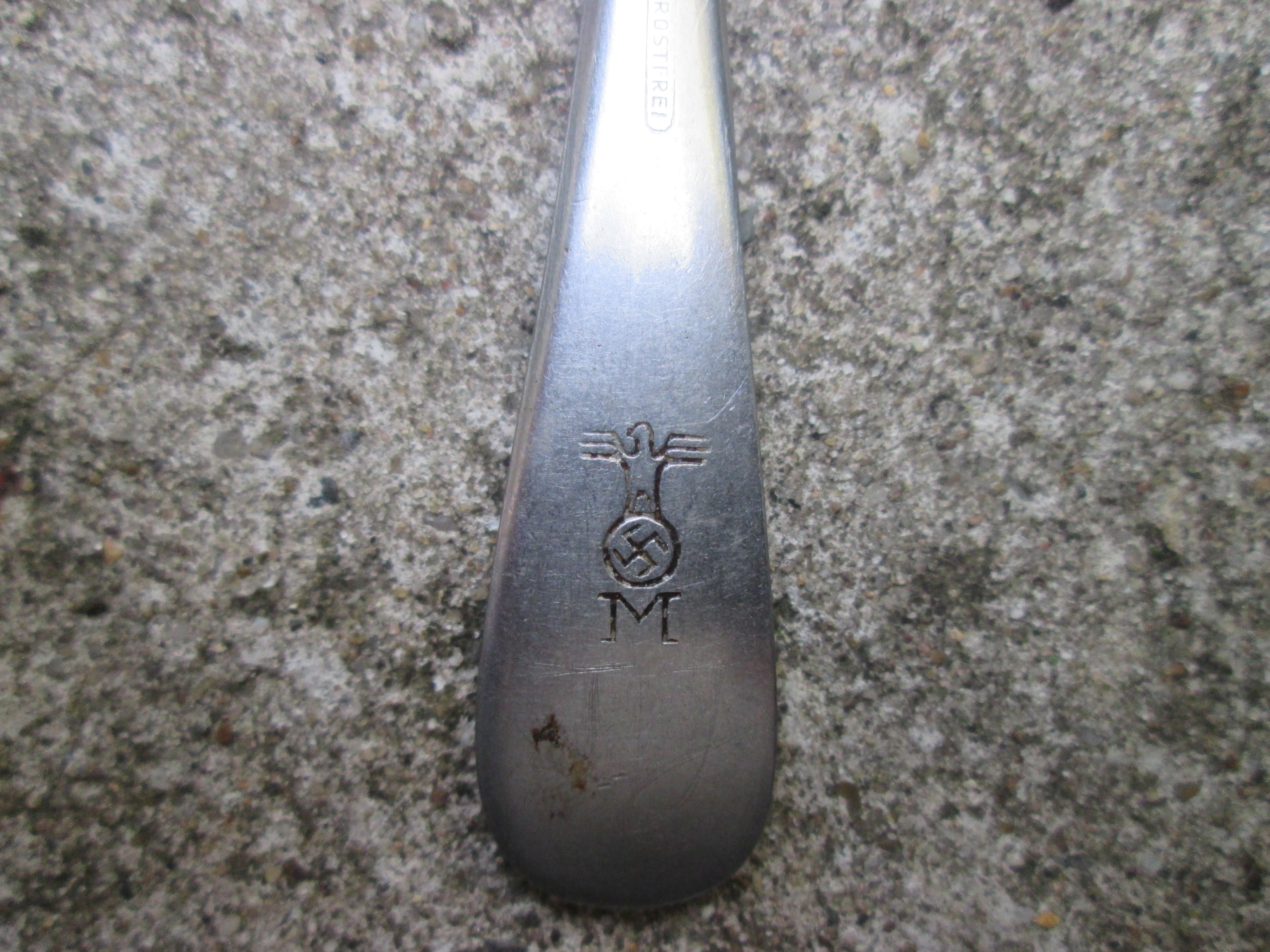 German teaspoon Royal Navy. Duits lepeltje van de KRIEGSMARINE, mooi gemarkeerd.