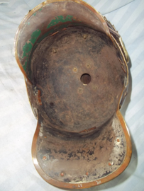 M1889 German Cuirassier helmet, Duitse kurassiershelm en mooi gemarkeerd, reservist. 8e Kurassier regiment.