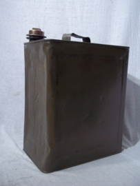 Blik TEXACO motor olie met originele bronzen sluitdop van Texaco, decoratief. Jaren 30-40