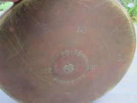 German cartouch cartridge. WW1 Duitse koperen huls mooi gemarkeerd Magdenburg 1917.