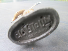 ELASTOLIN Belgium soldier chausseur Ardenne. Belgische soldaat Ardense jager met pikhouweel. nette staat