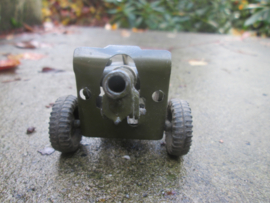 Metal gun british made, Metalen kanon, leuk mechaniek mooi model.