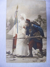Postcard, Franse patriotische kaart