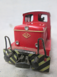 Toy train electric FLEISCHMANN, electrische speelgoed locomotief. made in Western- Germany