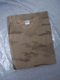 ABBL leger t-shirt korte mouw dessert camouflage NAVO verstrekt Belgisch leger, maat XXL.