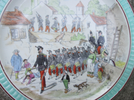 Frans wandbord karikatuur