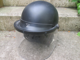 US Police RIOD helmet in mint condition. Amerikaanse politie helm Mobiele Eenheid oproerpolitie in nieuw staat, bijzonder model