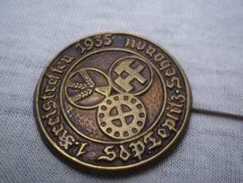 German tinnie, rally badge, Duitse tinnie, Arbeitsdienst, 1. Kreistreffen 1935, bijzondere speld.