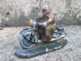 Quiralu aluminium motorcycle. Militair op motor