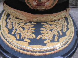 High- Officer police cap of Peru COLONEL. Politie pet officier Kolonels rang