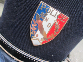GERESERVEERD French police cap. Frans politie kepie met embleem, wachtmeester.