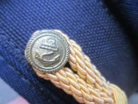 East- Germany Navy admiral cap. Oost- Duitse NVA Nationale Volks Armee DDR admiraalspet, met geborduurde klep en cocarde bijzonder stuk.