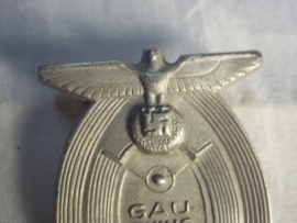 German tinnie lightweight metal Trier Koblenz Gauthing 22-23 juni 1935. Duitse tinnie Aluminium 1935