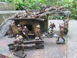 Militaire stelling zonder figuren.