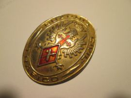 Spanish police badge without pin. Spaans politie embleem Guardia Civil Trafico. Verkeerspolitie. zonder speld