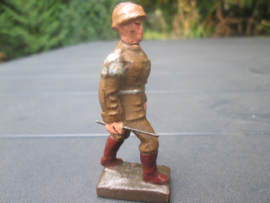 LINEOL Belgium soldier smaler size. Belgische soldaat kleiner model dirigent.