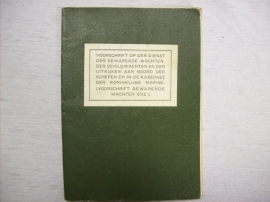 Nederlands dienstvoorschrift Koninklijke Marine 1936 hoe om te gaan met krijgsgevangenen