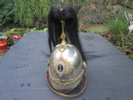 British life-guards helmet.