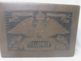 Duitse doos voor FELDPOST. bewaardoos voor de correspondentie uit 1914- 1918 veldpost